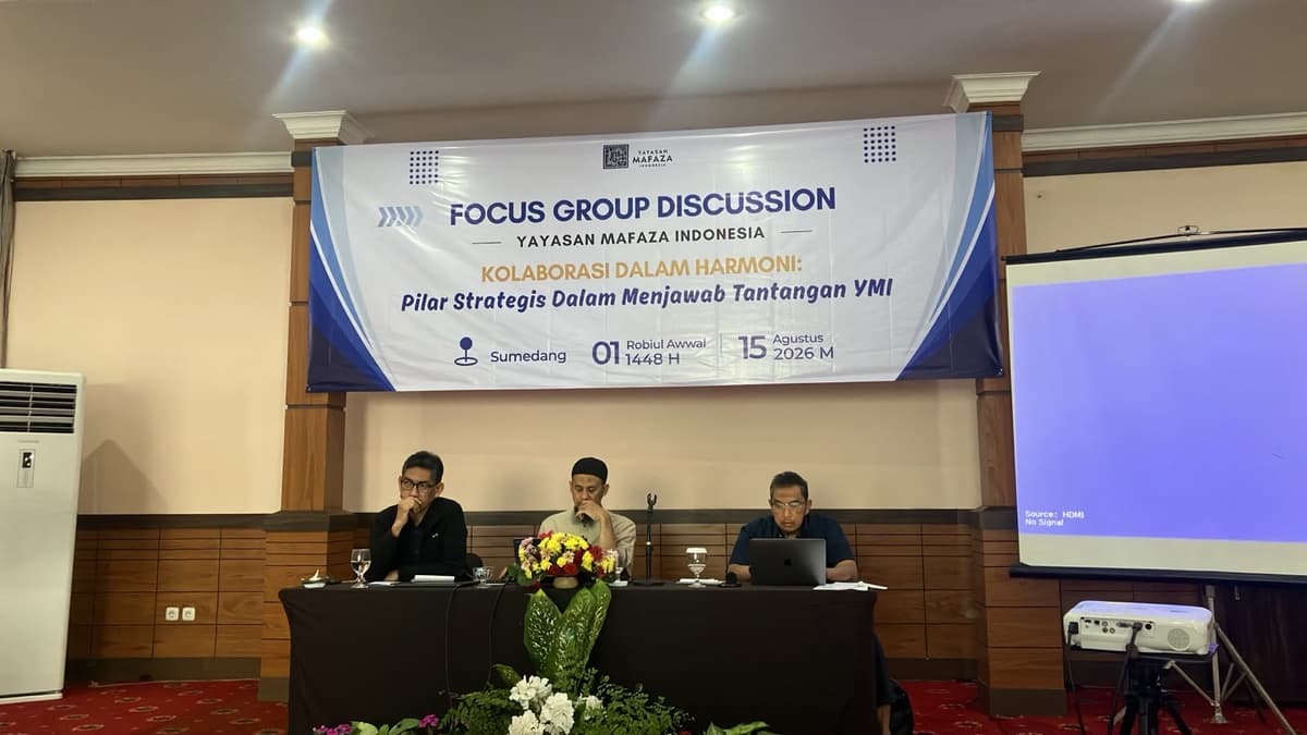 Acara FGD Yayasan Mafaza Indonesia dengan tema Koloborasi Dalam Harmoni